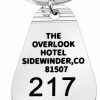 Clearance BEKECH Bekech The Shining Inspired Gift Overlook Hotel Room 217 Keychain Hand Stamped Key Tag Horror Movie Fan Gifts