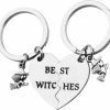 Online MAOFAED Maofaed Best Friend Gift Best Witches Keychain Bff Gift Friendship Gift Sister Gift Friend Keychain Set