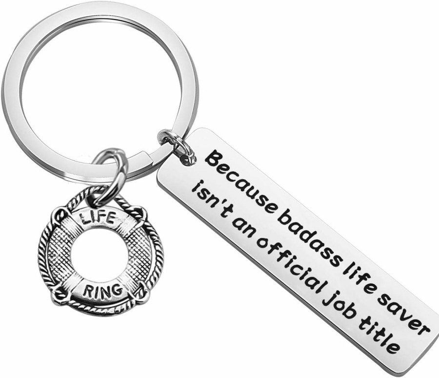 New bobauna Bobauna Lifebuoy Keychain Appreciation Gift For Life Saver Life Ring Preserver