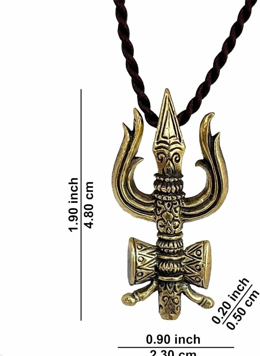 Wholesale Artschatz Artschatz Trishula ( ) Pendant - Trident Of Shiva