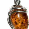 New Ian and Valeri Co. Ian And Valeri Co. Amber Sterling Silver Classic Drop Pendant