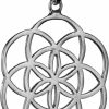 Hot Koral Jewelry Seed Of Life Pendant Sterling Silver 925 Size 1\" Diameter Sacred Geometry Yoga Jewelry