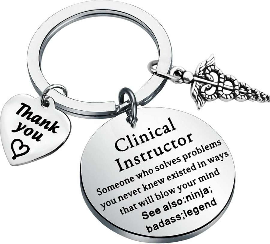 New MYOSPARK Myospark Clinical Instructor Keychain Nursing Instructor Gifts Nurse Preceptor Jewelry Clinical Instructor Appreciation Gift