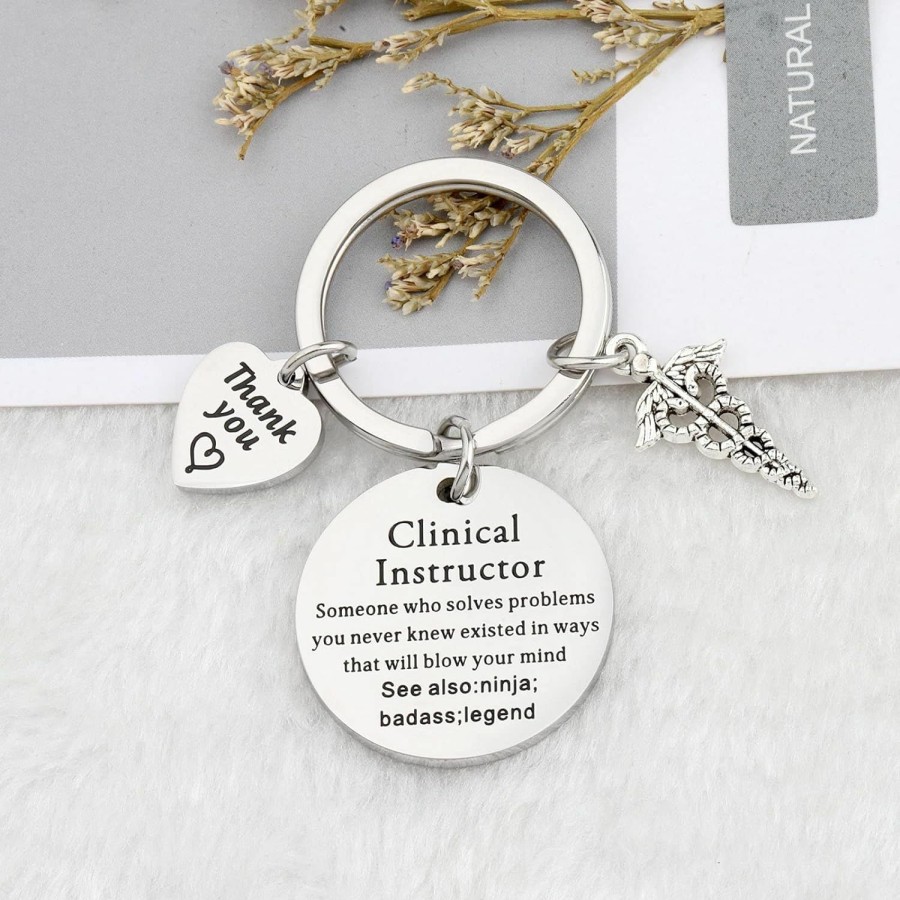 New MYOSPARK Myospark Clinical Instructor Keychain Nursing Instructor Gifts Nurse Preceptor Jewelry Clinical Instructor Appreciation Gift