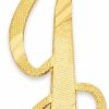 New Ice on Fire Jewelry Ice On Fire Jewelry 10K Gold Initial Pendant