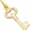 Clearance GoldenMine Fine Jewelry Collection Goldenmine Fine Jewelry Collection 14K Yellow Gold Key Charm Pendant