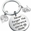 Best MYOSPARK Myopsark Occupational Therapist Keychain Ot Therapy Jewelry Never Forget The Difference You'Ve Made Therapy Gift