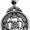 Best Pepi Pewter Celtic Knot Warrior Shield Pendant Necklace