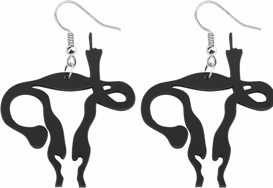 Online UJIMS Ujims Feminist Uterus Earrings For Women Girl Female Women Rights Reproductive Rights Gift Medical Jewelry For Doctor Nurse