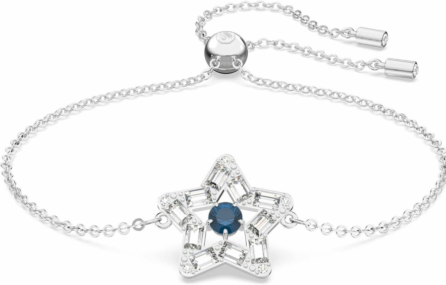 Clearance SWAROVSKI Swarovski Stella Necklace, Earrings, And Bracelet Crystal Jewelry Collection, Rhodium Tone Finish