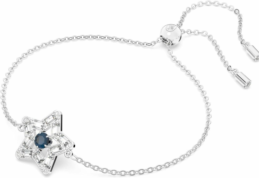 Clearance SWAROVSKI Swarovski Stella Necklace, Earrings, And Bracelet Crystal Jewelry Collection, Rhodium Tone Finish