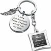 New CYTING Cyting Wedding Bouquet Photo Frame Keychain I Know You'D Be Here Today If Heaven Weren'T So Far Away Remembrance Jewelry