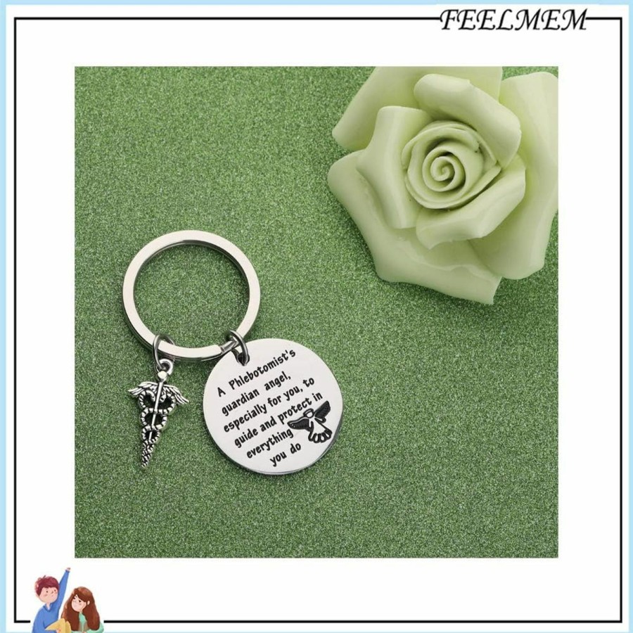 Online FEELMEM Feelmem Pilot Prayer Keychain Drive Safe Jewelry Gift For Pilot Aviation Jewelry