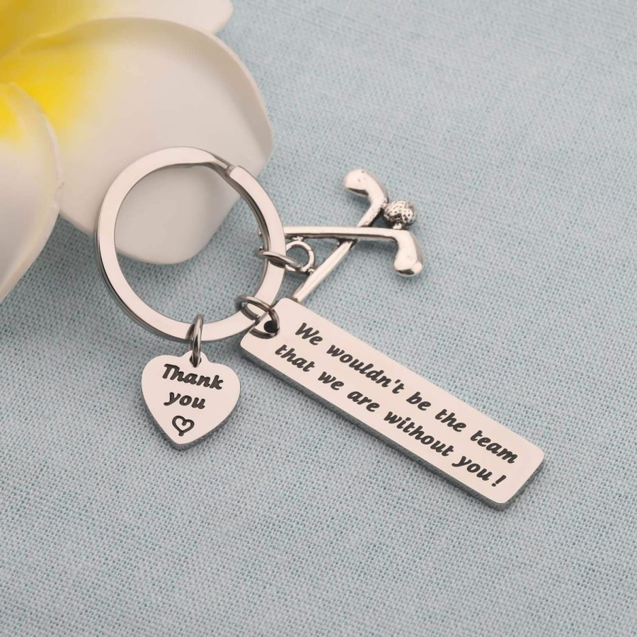 Hot HOLLP Hollp Team Gift Coach Keychain Coach Key Ring Basketball Soccer Baseball Swimming Coach Gift Leader Jewelry