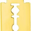 Hot Jewelry America Jewelry America Solid 14K Yellow Gold Sharp Edged Razor Blade Pendant