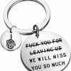 New TIIMG Tiimg Coworker Leaving Keychain Appreciation Gift Family Moving Away Gifts Bff Jewelry