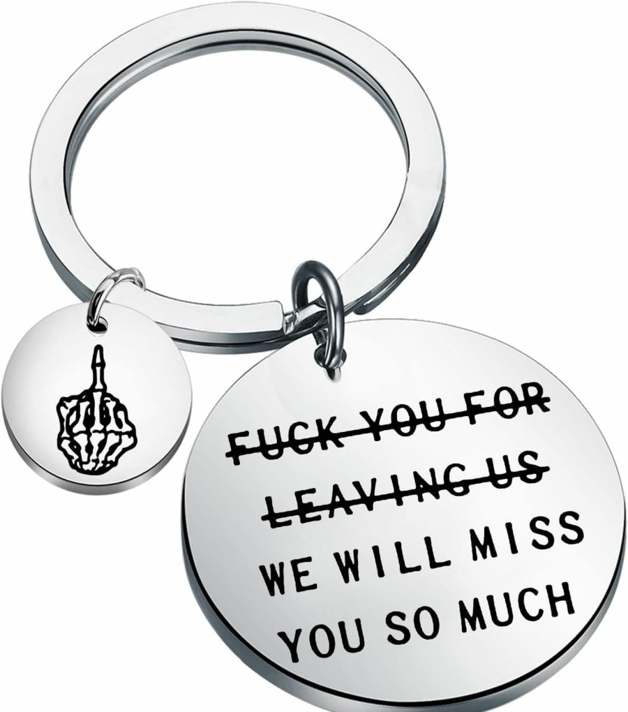 New TIIMG Tiimg Coworker Leaving Keychain Appreciation Gift Family Moving Away Gifts Bff Jewelry