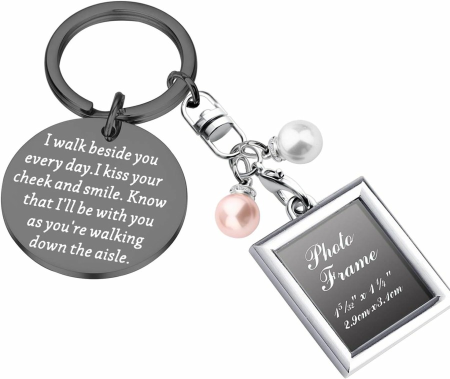 Clearance PLITI Pliti Bride Wedding Gift For Bride From Mom And Dad Bridal Bouquet Photo Charm Daughter Wedding Jewelry