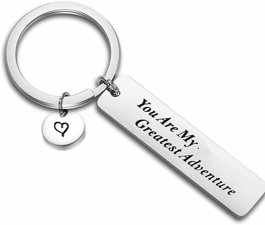 Wholesale FEELMEM Feelmem Long Distance Relationship Gift You'Re My Greatest Adventure Keychain