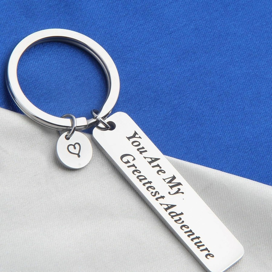 Wholesale FEELMEM Feelmem Long Distance Relationship Gift You'Re My Greatest Adventure Keychain