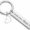 Online MAOFAED Maofaed Gift For Boyfriend Best Friend Gift Husband Gift Love You Mean It Valentines Day Gift Birthday Gift Men Keychain Gift