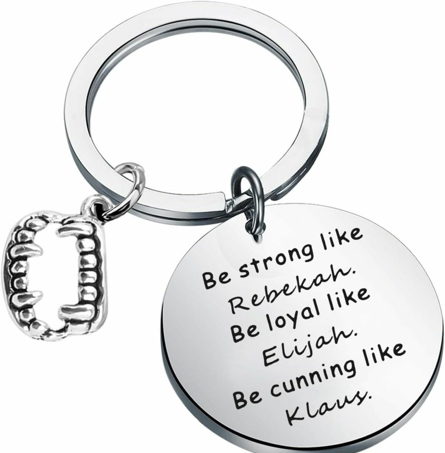 New MYOSPARK Myospark V D Inspired Gift Be Strong Like Rebekah Be Cunning Like Klaus Keychain