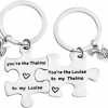 Wholesale bobauna Bobauna You'Re The Louise/Thelma To My Thelma/Louise Puzzle Piece Keychain Set Best Friend Gift