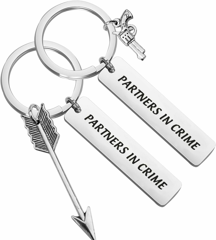 New KUIYAI Kuiyai Movie Merchandise Gift Partner In Crime Keychain Gun Arrow Charm Gift Friendship Gift