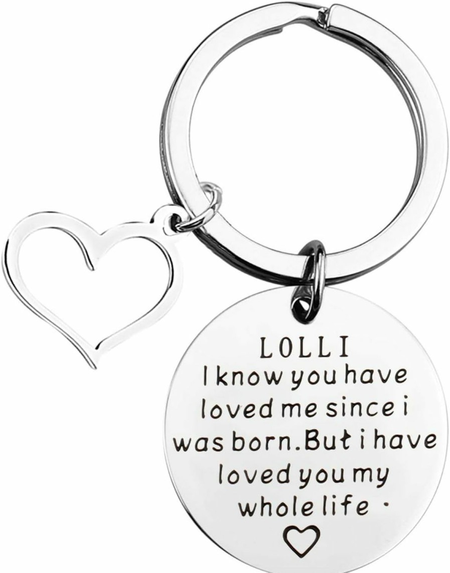 Hot TIIMG Tiimg Lolli Keychain Lolli Gifts For Grandma Grandmother Mother'S Day Gift New Grandma Gift