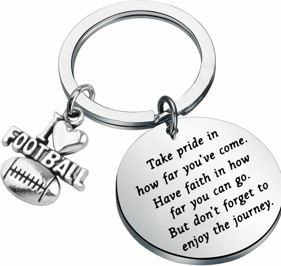 Best FUSTMW Fustmw Football Charm Keychain Football Lover Gifts Football Player Gifts For Football Team Coach Gifts