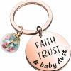 Hot MAOFAED Maofaed Infertility Faith Trust And Baby Dust Ivf Iui Fertility Gift Ivf Transfer Day Gift Inspirational Infertility Gift For Women