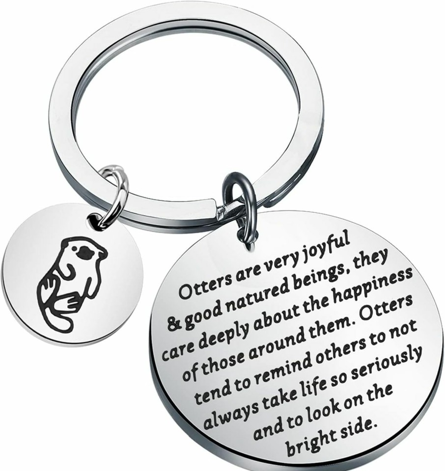 Online bobauna Bobauna Otter Keychain Sea Animal Jewelry Otter Lover Gift Otters Are Very Joyful And Good Natured Beings