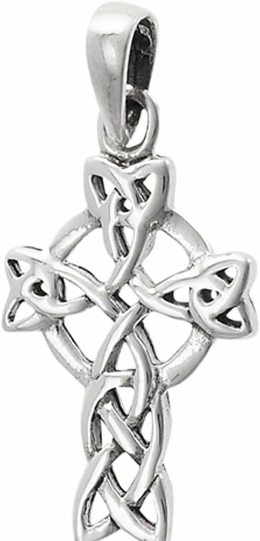 Wholesale Sac Silver Celtic Cross Pendant .925 Sterling Silver Circle Viking Twisted Medieval Charm