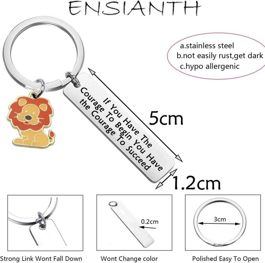 Hot ENSIANTH Ensianth Wizard Of Jewelry Lion Lover Gifts Animal Positive Jewelry Graduation Student Gift