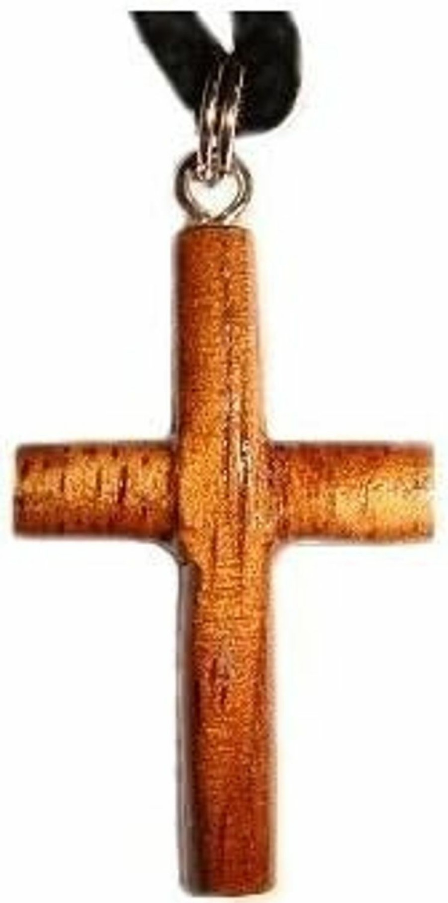 Online Zero Gravity Hawaii Zero Gravity Hawaii Hawaiian Koa Wood Small Cross Pendant Necklace 1\" Height