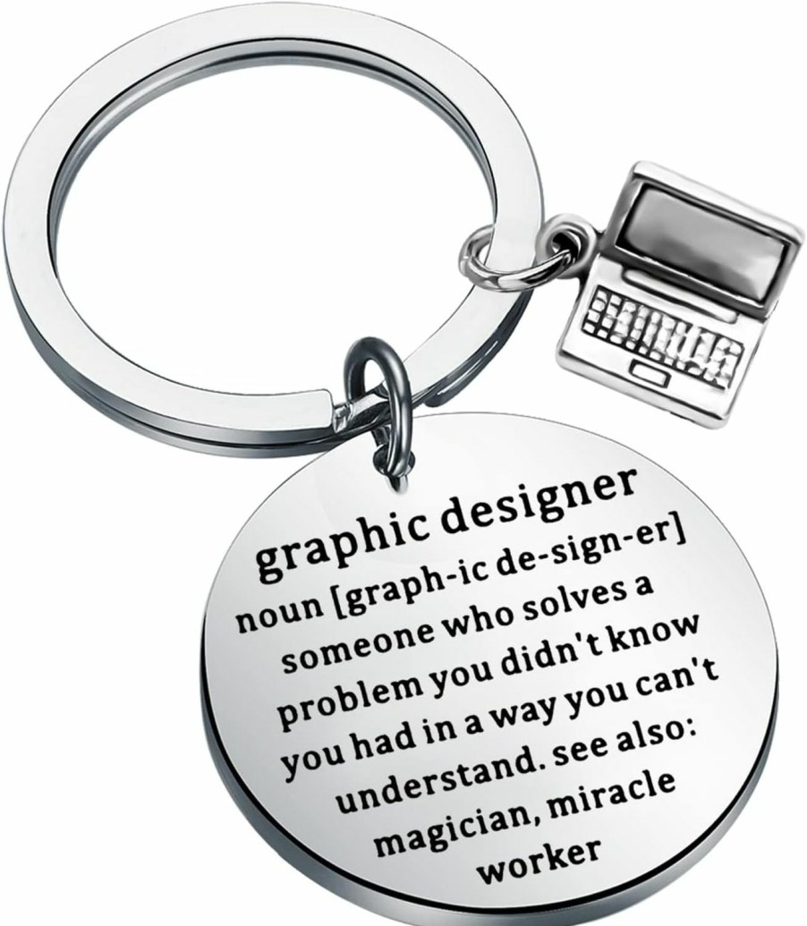 Hot TIIMG Tiimg Graphic Designer Jewelry Artist Gift Coworker Keychain Appreciation Gift