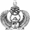 Wholesale W | S WITHLOVE SILVER Withlovesilver 925 Sterling Silver Ancient Egyptian Scarab Eye Of Horus Symbol Of Protection Pendant