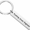 Wholesale FUSTMW Fustmw Fucking Great Engineer Keychain Gift Engineering Jewelry Architect, Aerospace, Software,Mechanical Engineer Gift