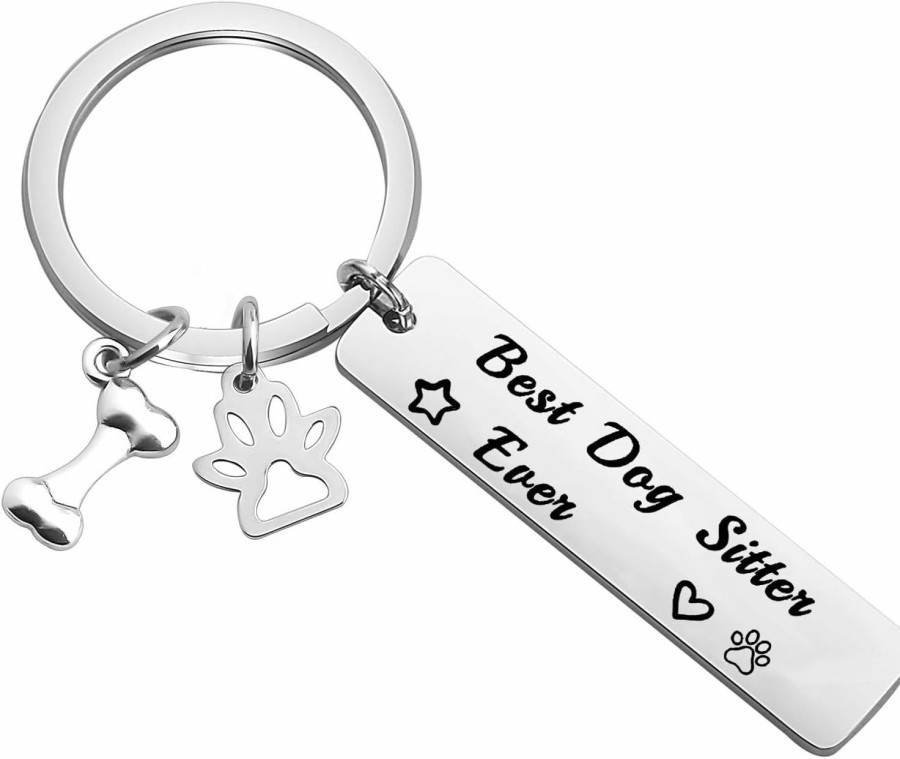 Wholesale FOTAP Fotap Dog Sister Gift Best Dog Sitter Ever Keychain Gift For Dog Caretaker, Dog Walker