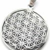 Clearance Generic Cosumosu Flower Of Life Sacred Geometry 925 Sterling Silver Pendant