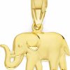 Online Ice on Fire Jewelry Ice On Fire Jewelry 2043-14 10K 10K Real Solid Gold Elephant Pendant, The Symbol Of Wisdom And Maternal Instinct, Dainty Lucky Jewelry Gifts For Her, Yellow