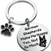 New PLITI Pliti German Shepherd Keychain German Shepherd Lover Gift German Shepherd Mom Gift