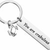 Hot ENSIANTH Ensianth Funny Crab Keychain You Are Crabulous Keychain Crab Jewelry For Bff Traveler Gift