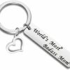 New FEELMEM Feelmem Mother'S Day Gift New Mom Gift World'S Most Badass Mom Keychain Mother Jewelry Gift For Mommy New Mama