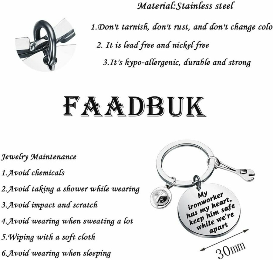 New FAADBUK Faadbuk Iron Worker Gift Construction Worker Gift Gift For Boyfriend Daddy Be Safe Gift For Husband From Wife