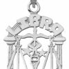 New Claddagh Gold Claddagh Gold Twelve Constellation Horoscope Zodiac Charm Pendant - Your Choice Of Astrology Sign In .925 Sterling Silver