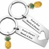 Clearance BEKECH Bekech Gus And Shawn Gift Every Gus Needs A Shawn Pineapple Charm Keychain Set For Tv Serious Lover Psych Fan