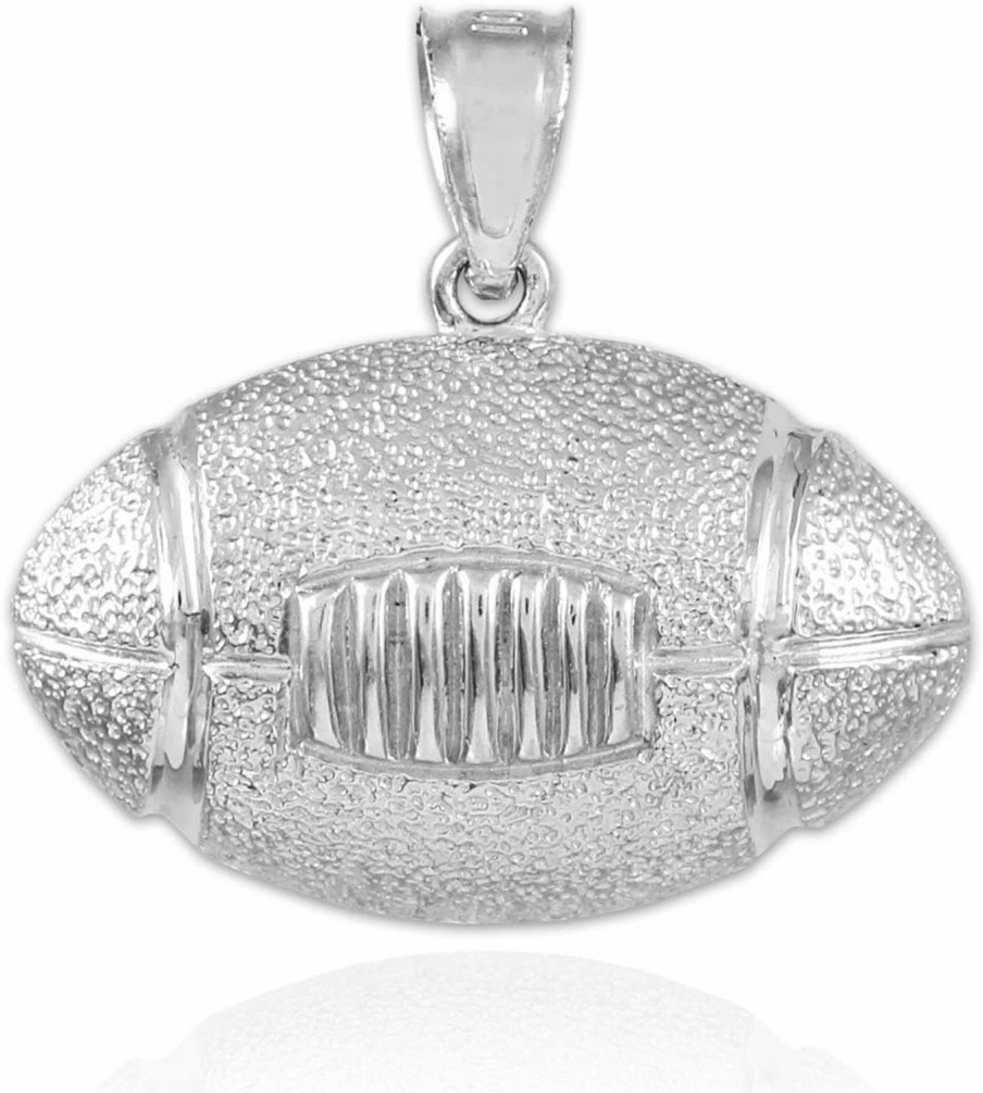 Hot Claddagh Gold Sterling Silver Football Sports Charm Pendant