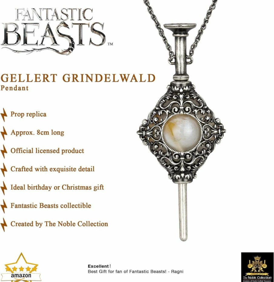 Online The Noble Collection The Noble Collection Fantastic Beasts Gellert Grindelwald Pendant