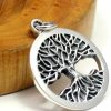 Wholesale Generic Cosumosu 925 Sterling Silver Family Celtic Tree Of Life Vintage Round Shape Symbol Pendant